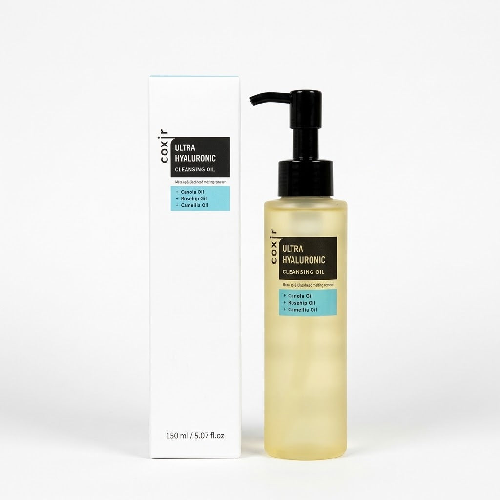Coxir hydrophilic cleansing facial oil with hyaluronic acid 150ml
