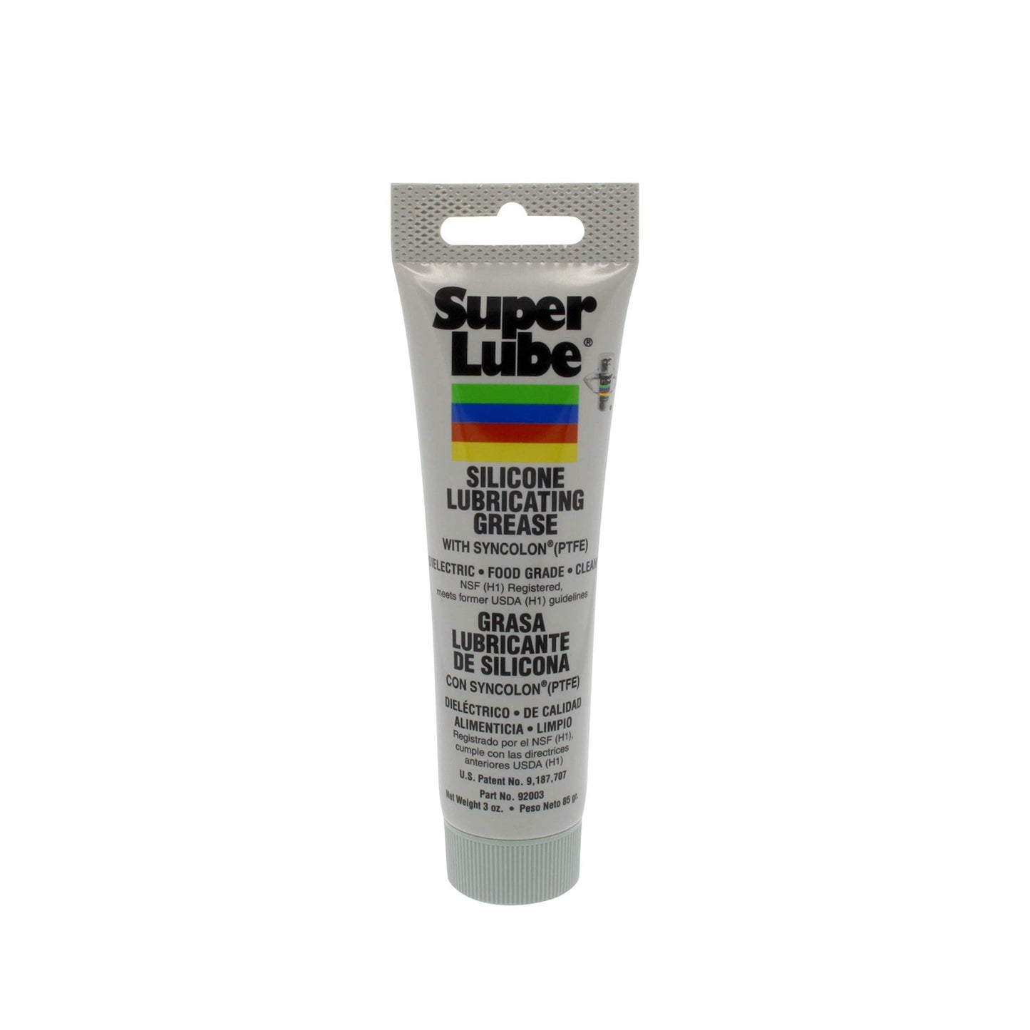 Grasa lubricante de silicona en un tubo de 3 onzas (85 g).