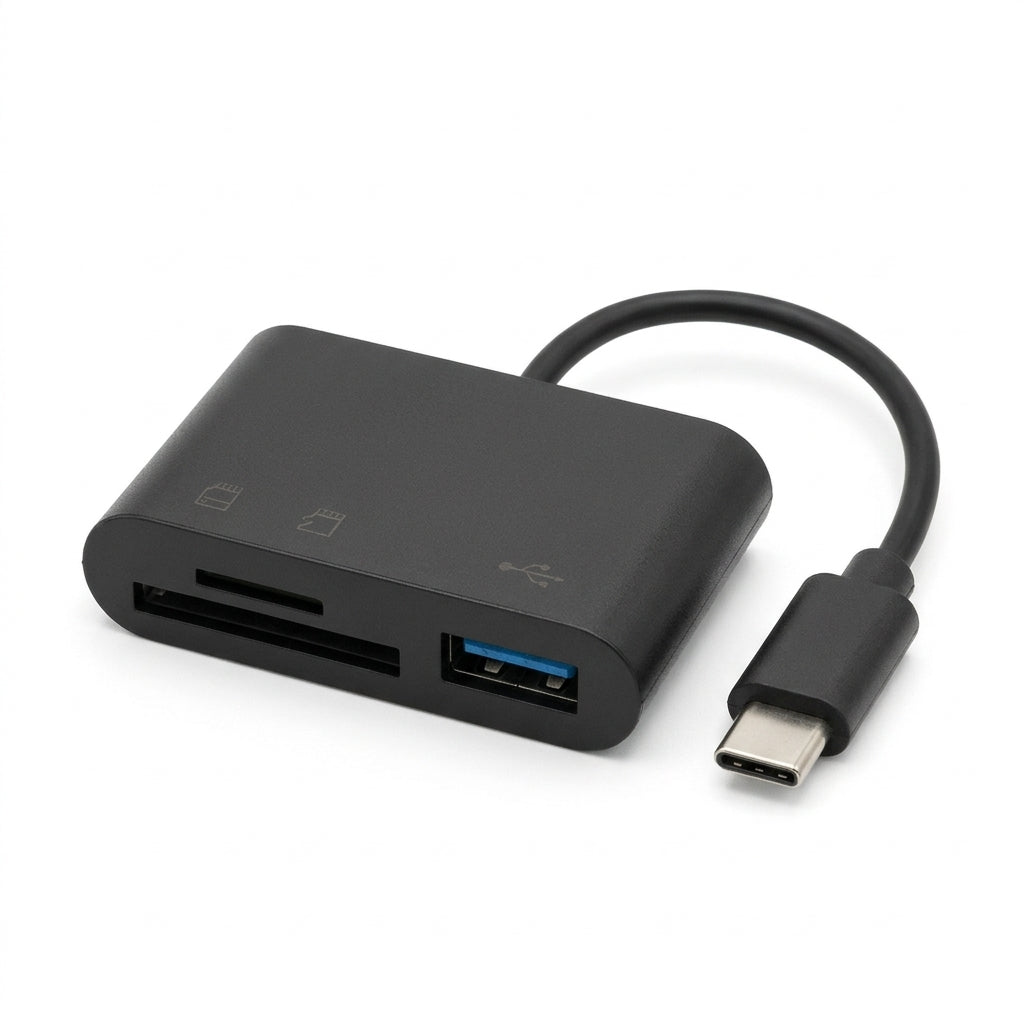 Lector de tarjetas de memoria con conexion USB-C