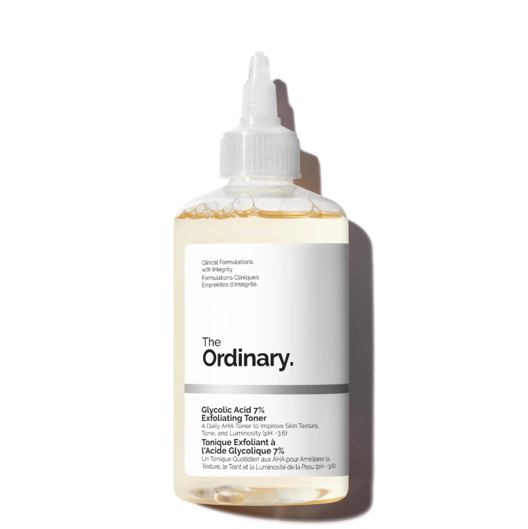 Tónico facial diario exfoliante e iluminador con ácido glicólico al 7% de The Ordinary - 240 ml - Ulta Beauty