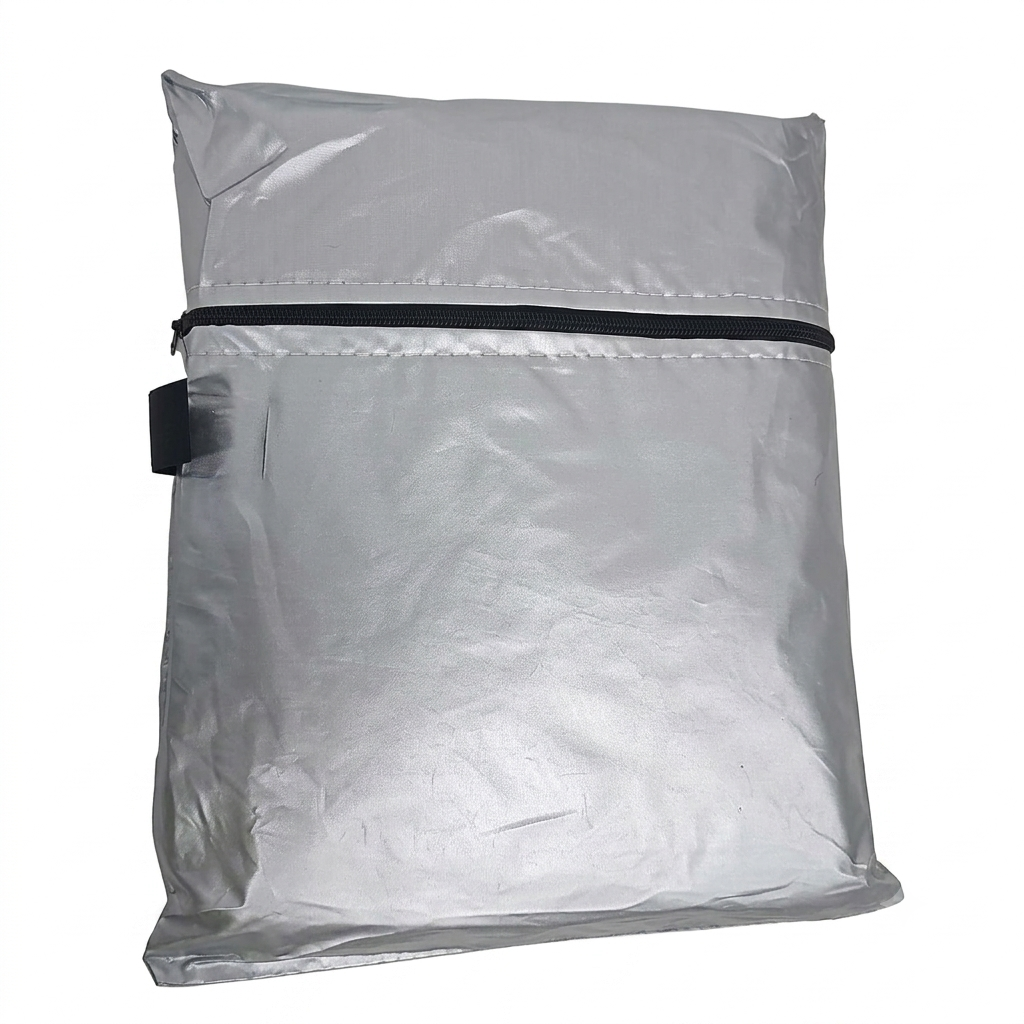 Cover plateado para motosicleta