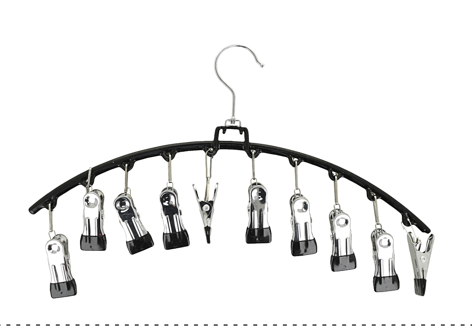Percha con ganchos para tender