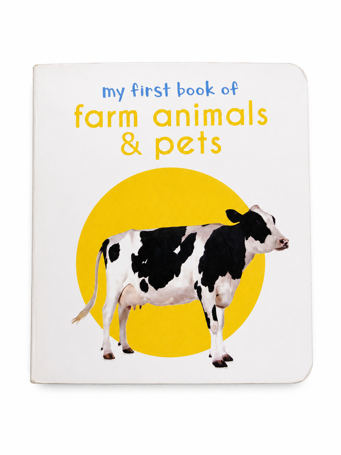 Libro Infantil de Animales de Granja y Mascotas para Primeras Palabras.