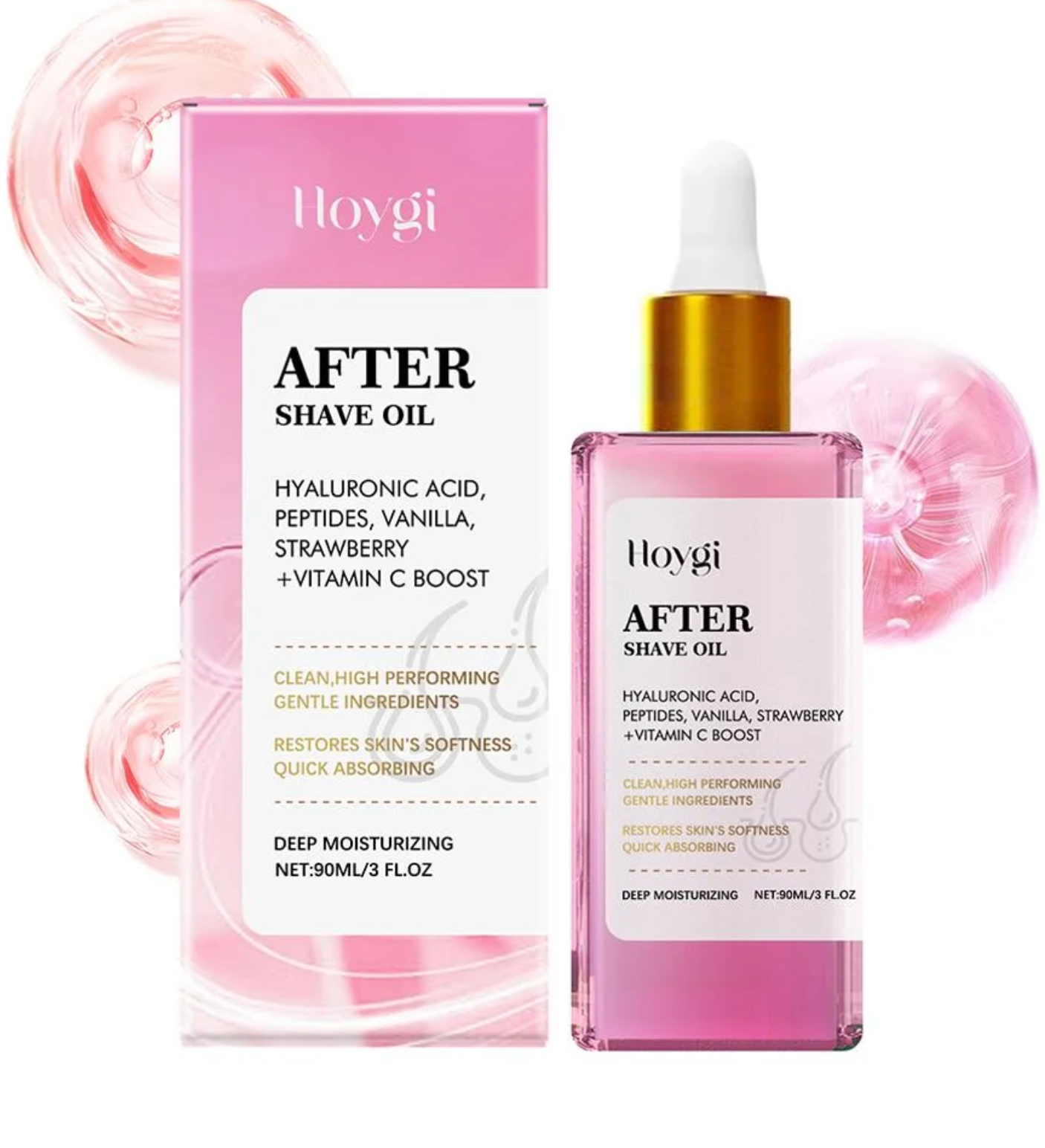 Hoygi After Shave Oil, strawberry.