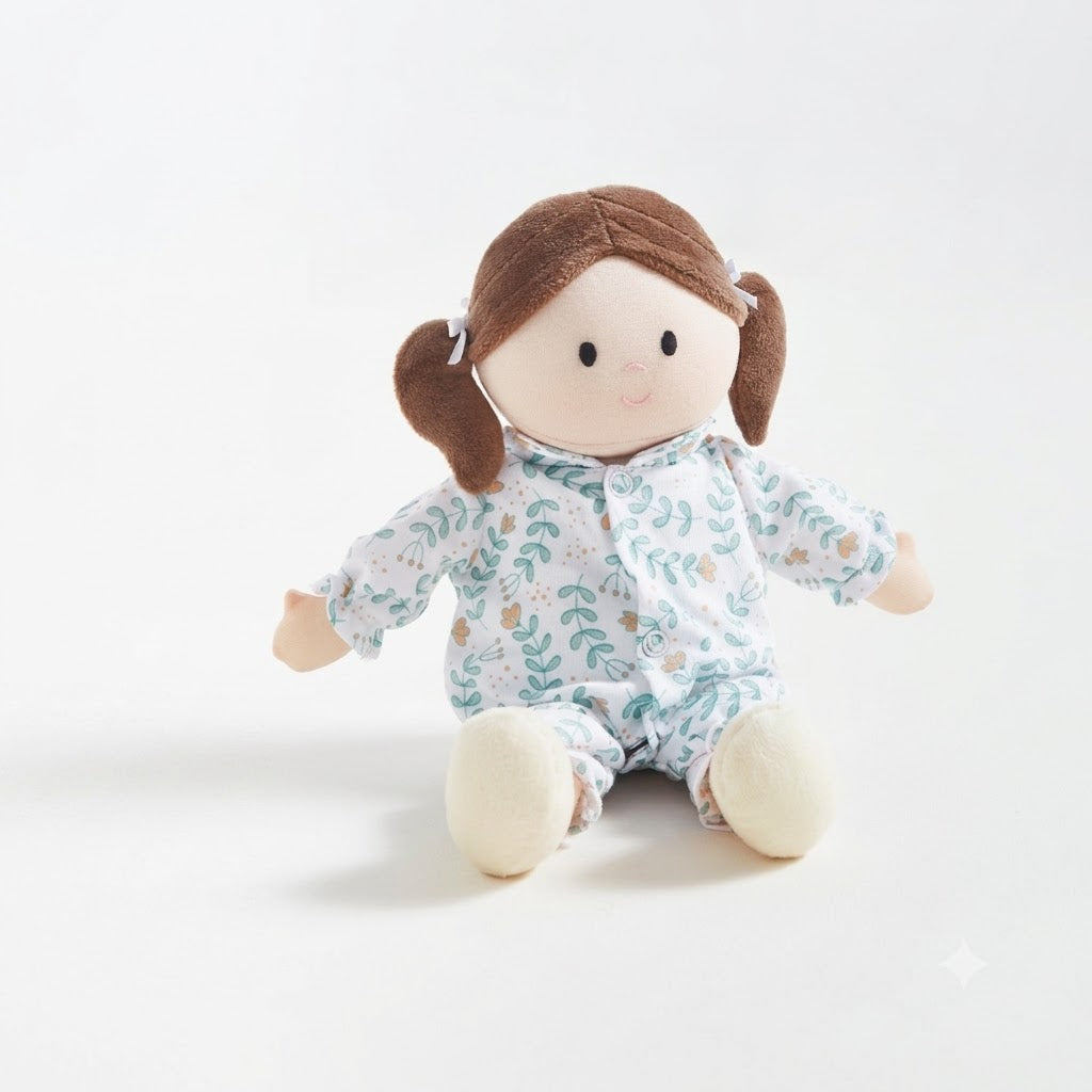 Muñeca de apego confeccionada en suave algodón pima