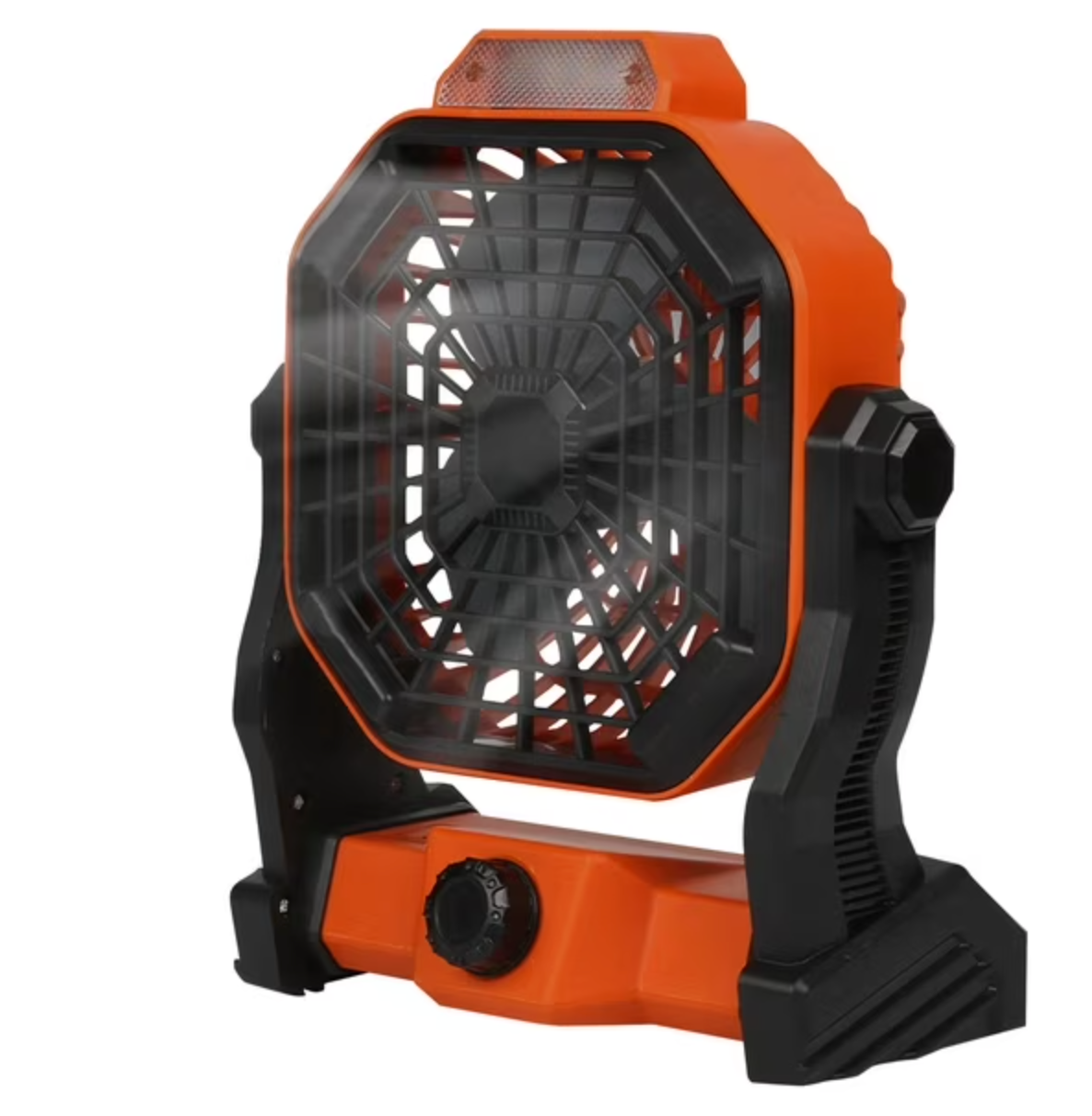 Ventilador portátil recargable con linterna LED