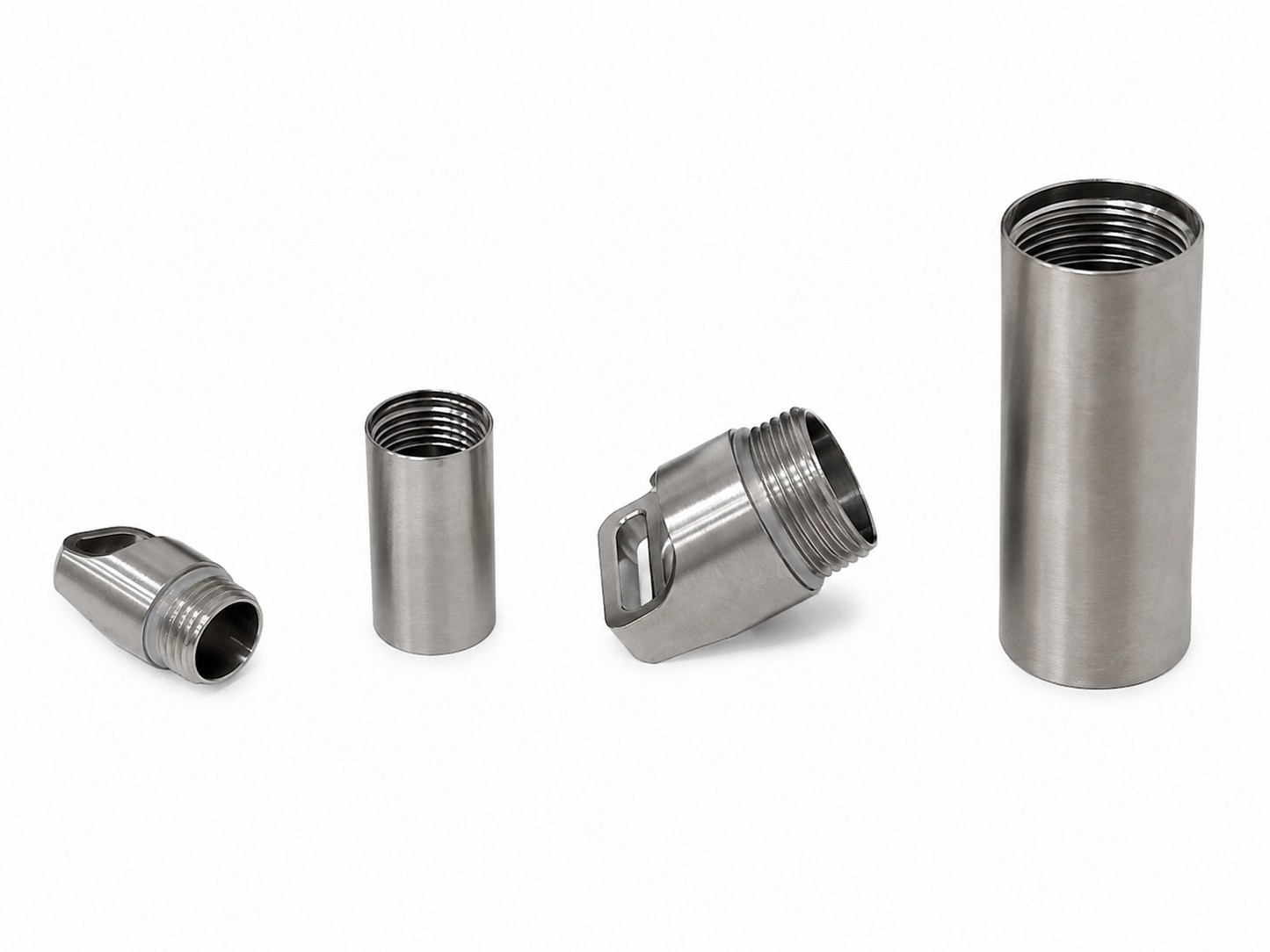 Contenedor Portátil de Acero Inoxidable con Compartimentos Desmontables.
