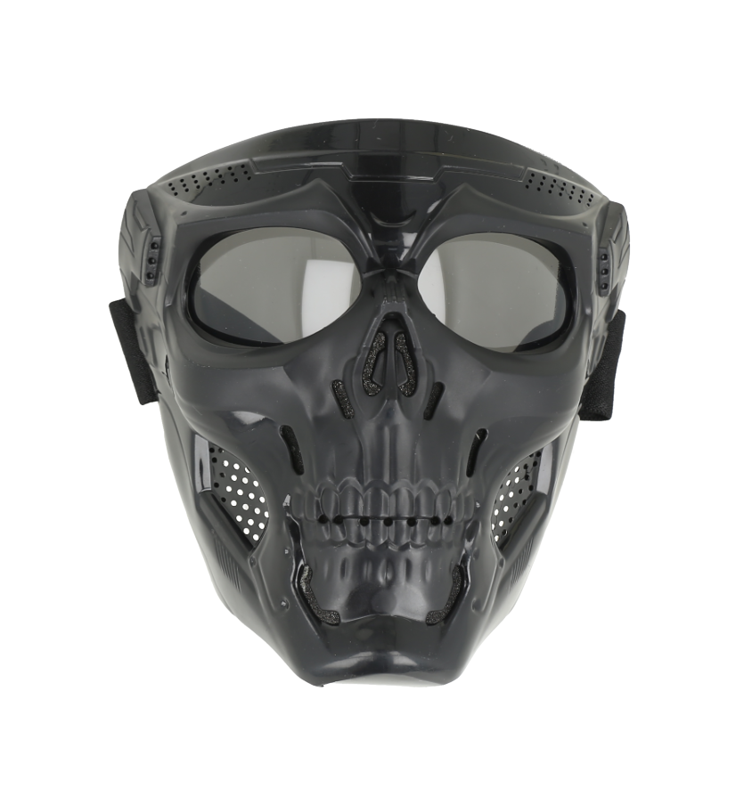 Máscara de calavera táctica de cara completa para airsoft y paintball