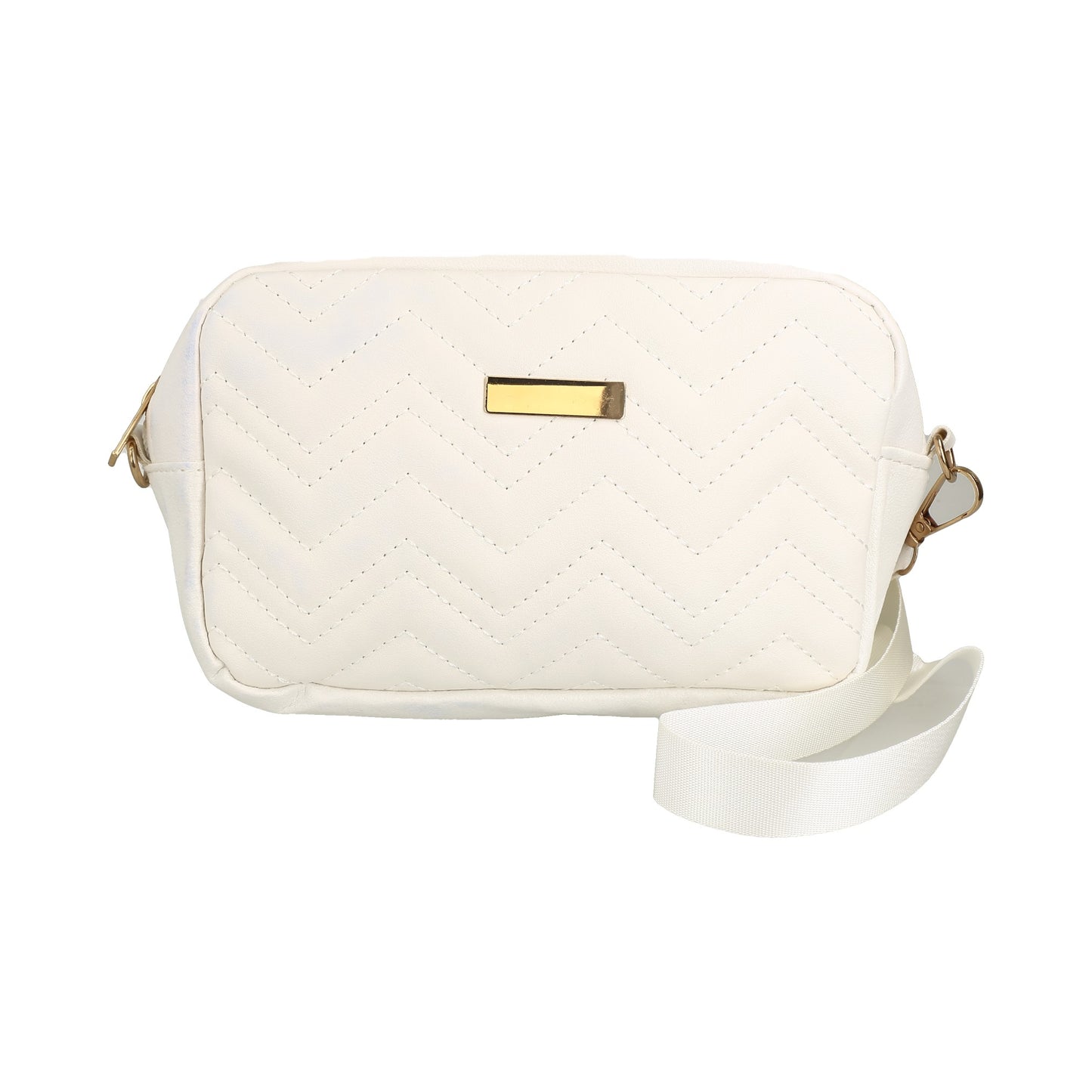 Bolso practivo para dama, blanco.
