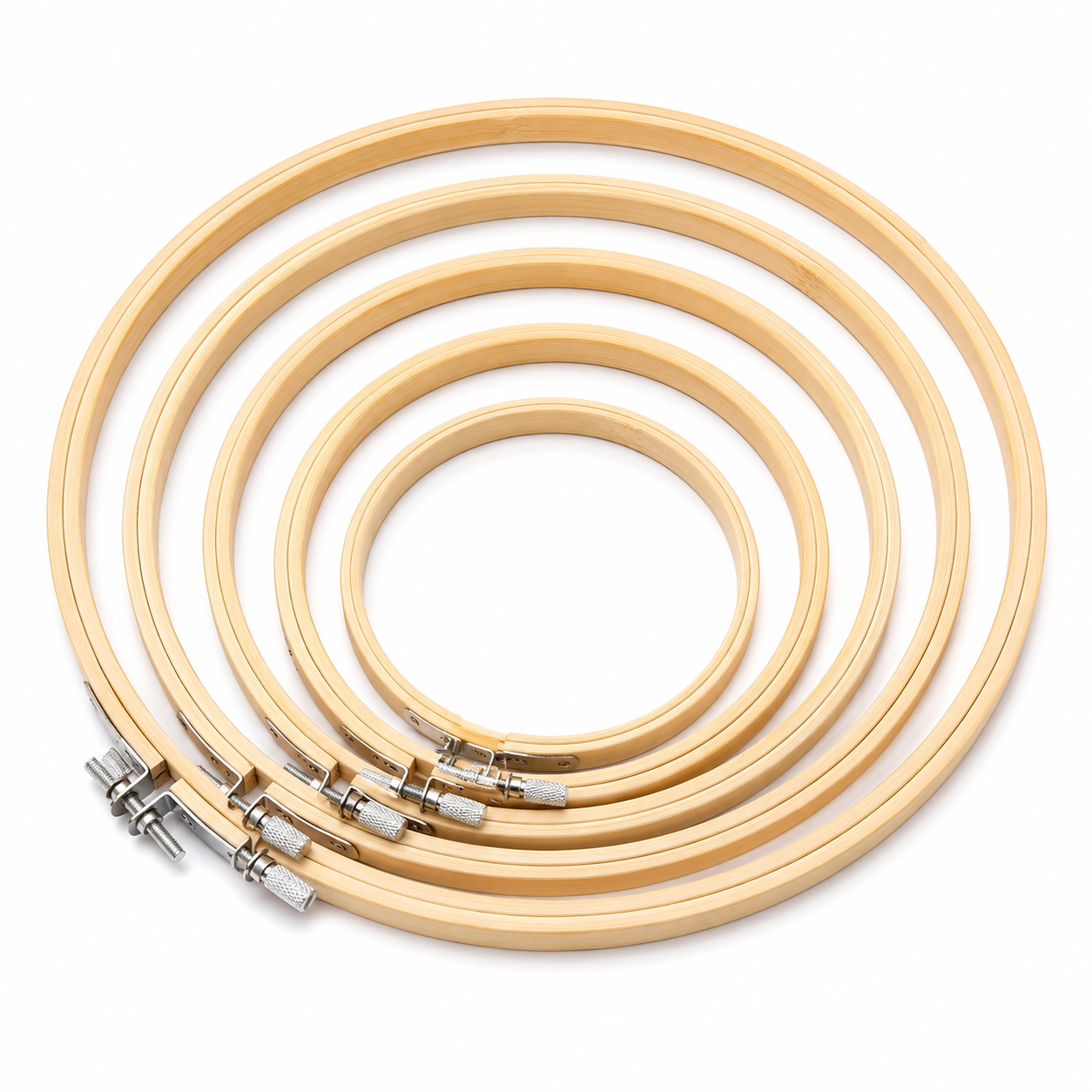 Set de Aros para Bordado y Manualidades Multitamaño.