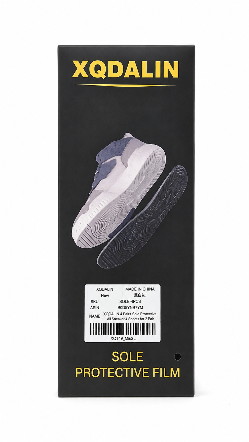 Película protectora transparente para suela de zapatos, juego de 4 piezas.