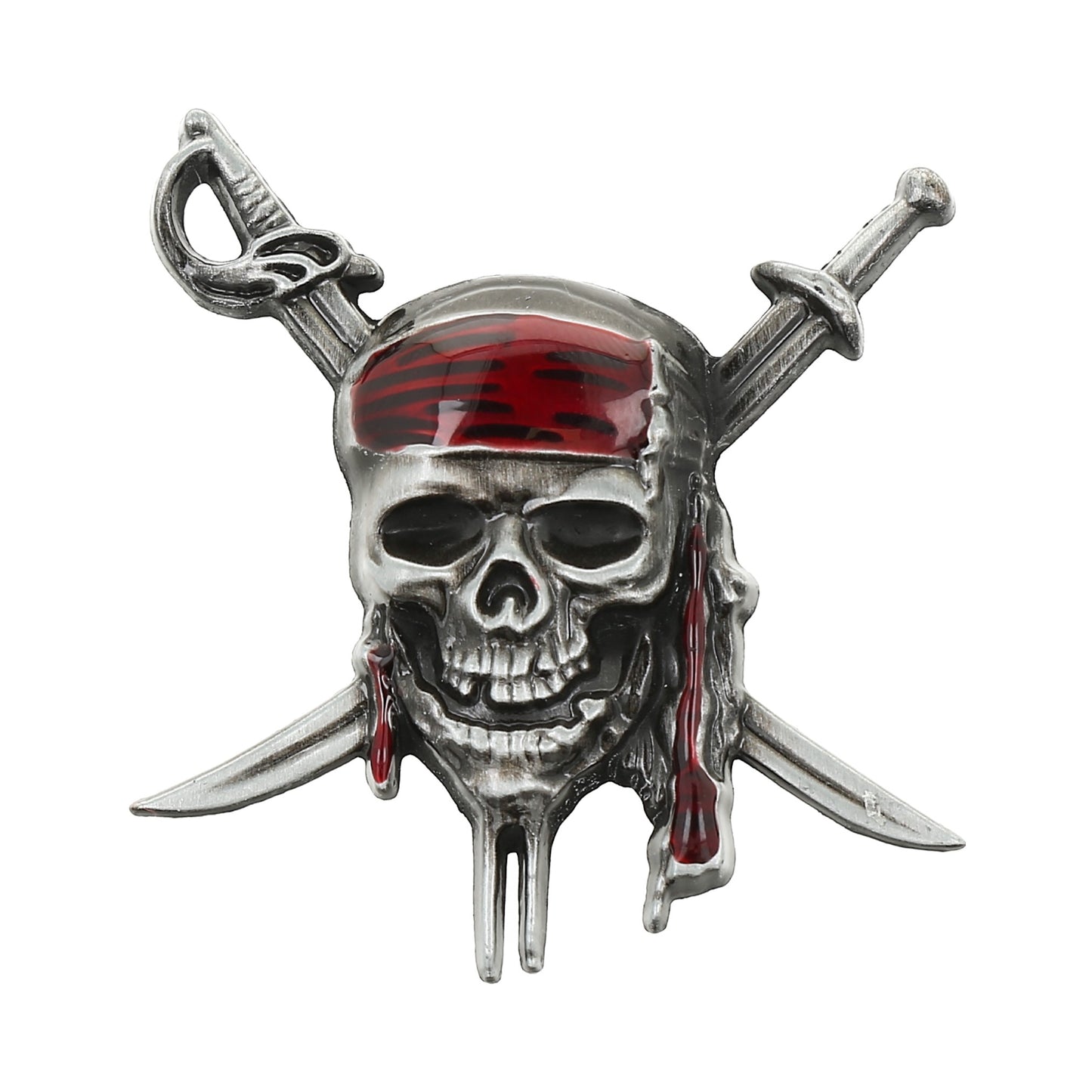 Emblema de calavera de pirata para coche