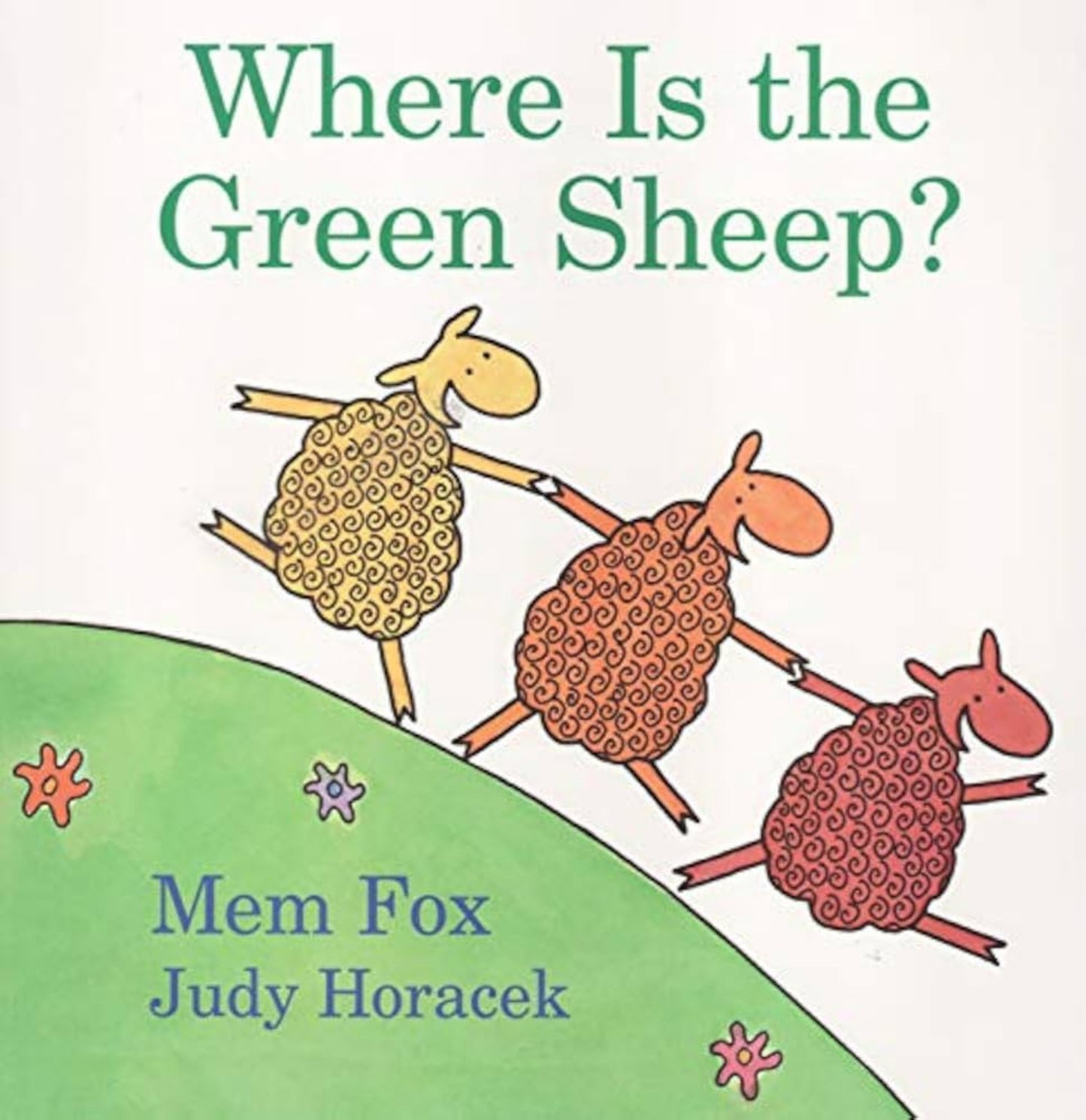 Libro Infantil Ilustrado ¿Dónde está la oveja verde? de Cartón para Primeros Lectores.