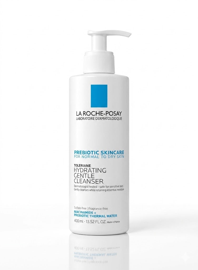 Limpiador facial suave hidratante para pieles sensibles normales a secas.