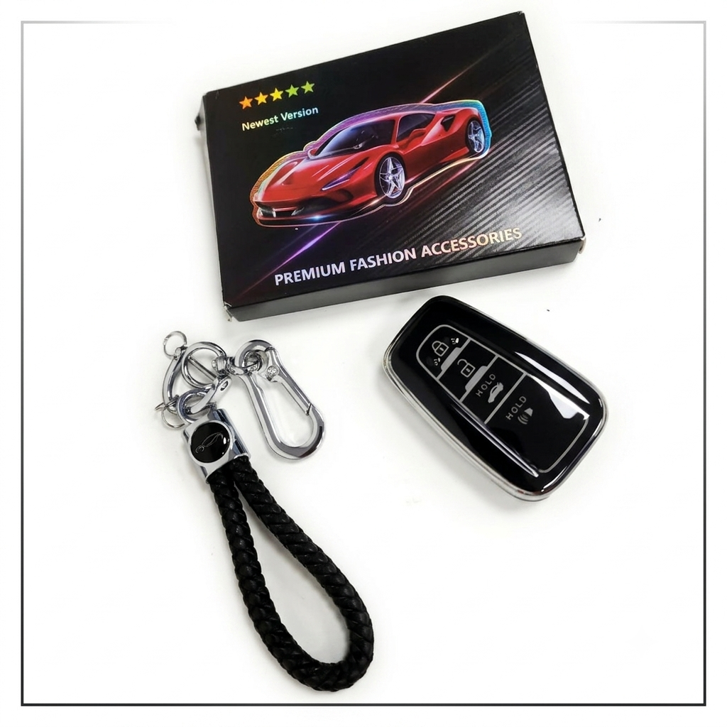 Conjunto de llavero de lujo para vehiculo.