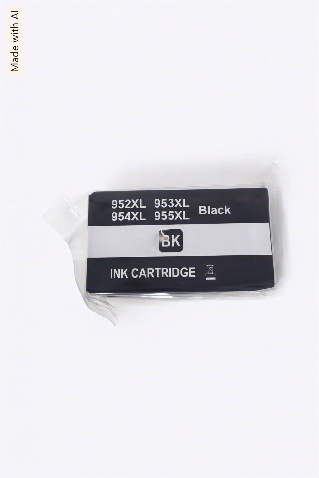 Cartucho de tinta negra de alta capacidad XL, compatible con las series de referencia 952XL, 953XL, 954XL y 955XL.