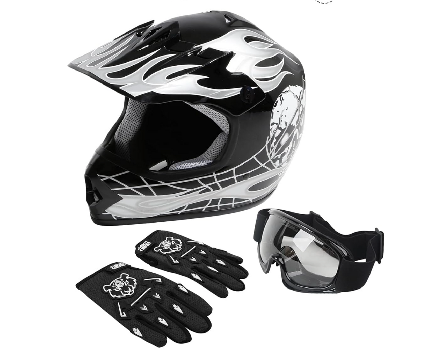 Casco de motocross para niños y jóvenes, casco de motocicleta todoterreno para motocross size M