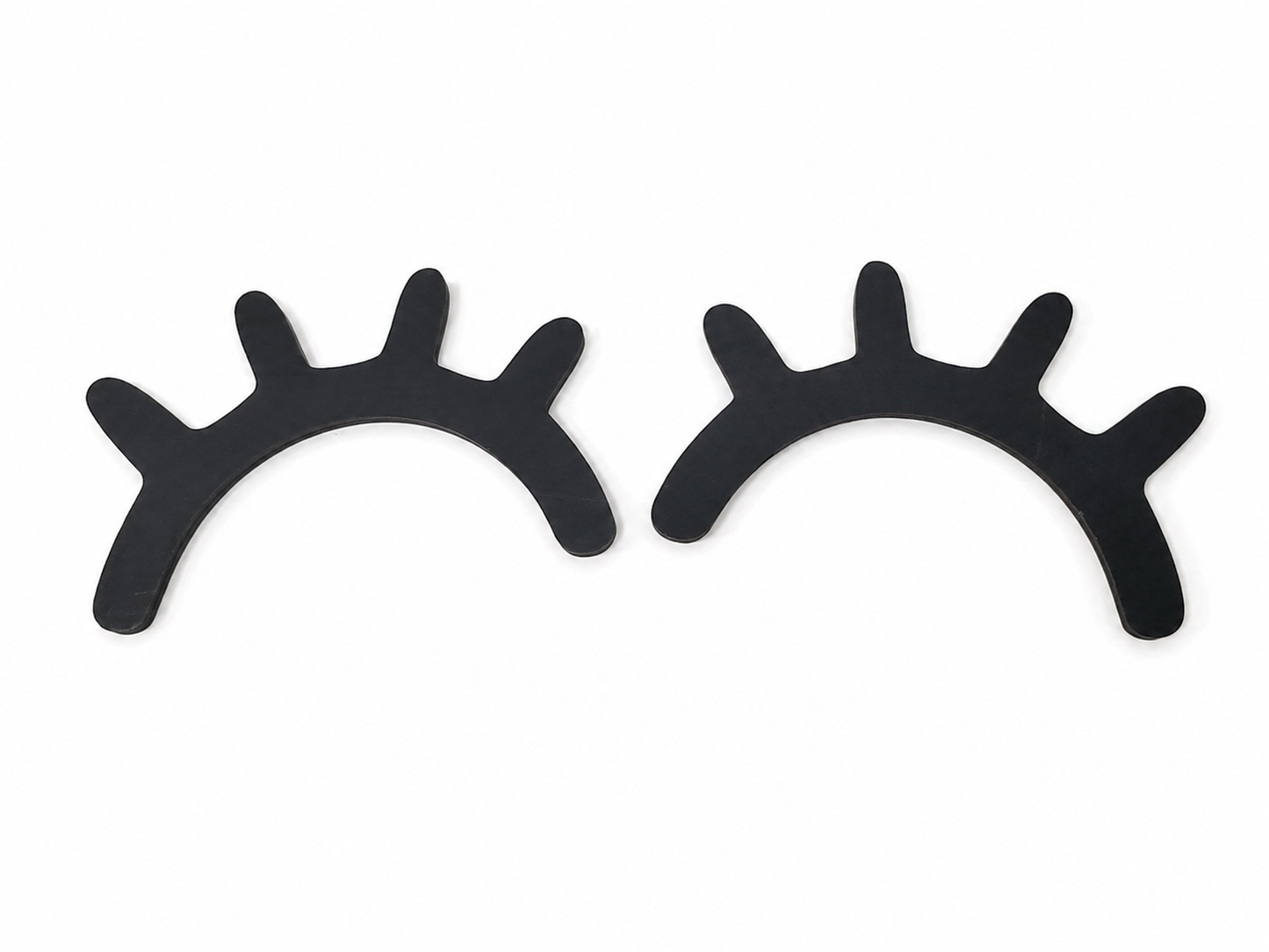 Set de Decoraciones de Pared con Diseño de Pestañas Color Negro.