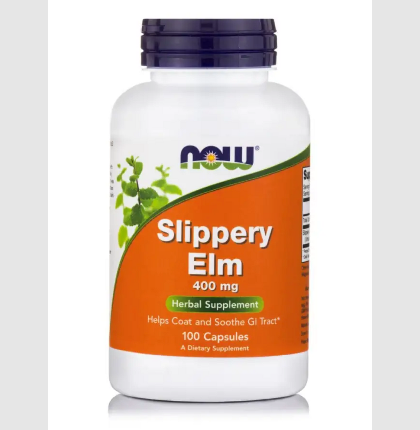Now Foods Slippery Elm 400mg, 100caps