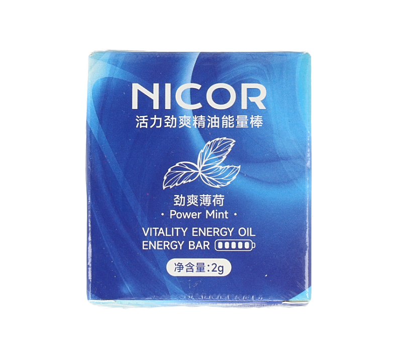 Inhalador nasal de aromaterapia con sensación de frescura.