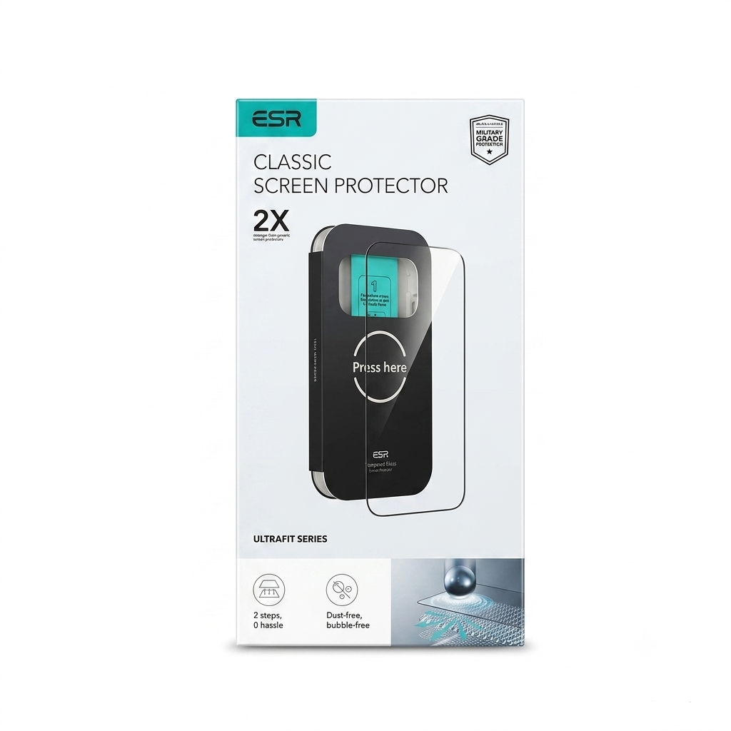 Protector de pantalla UltraFit para iPhone 17 Pro, 3-pack
