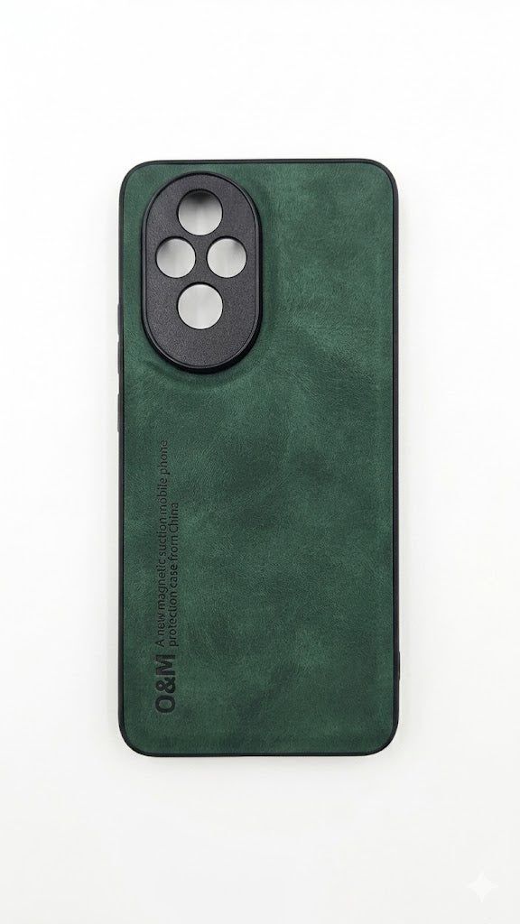 Case de color verde para el teléfono Honor 200 Pro.