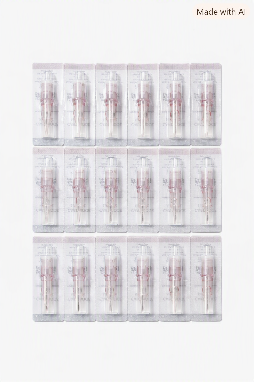 Pack de 20 Cartuchos de agujas desechables.