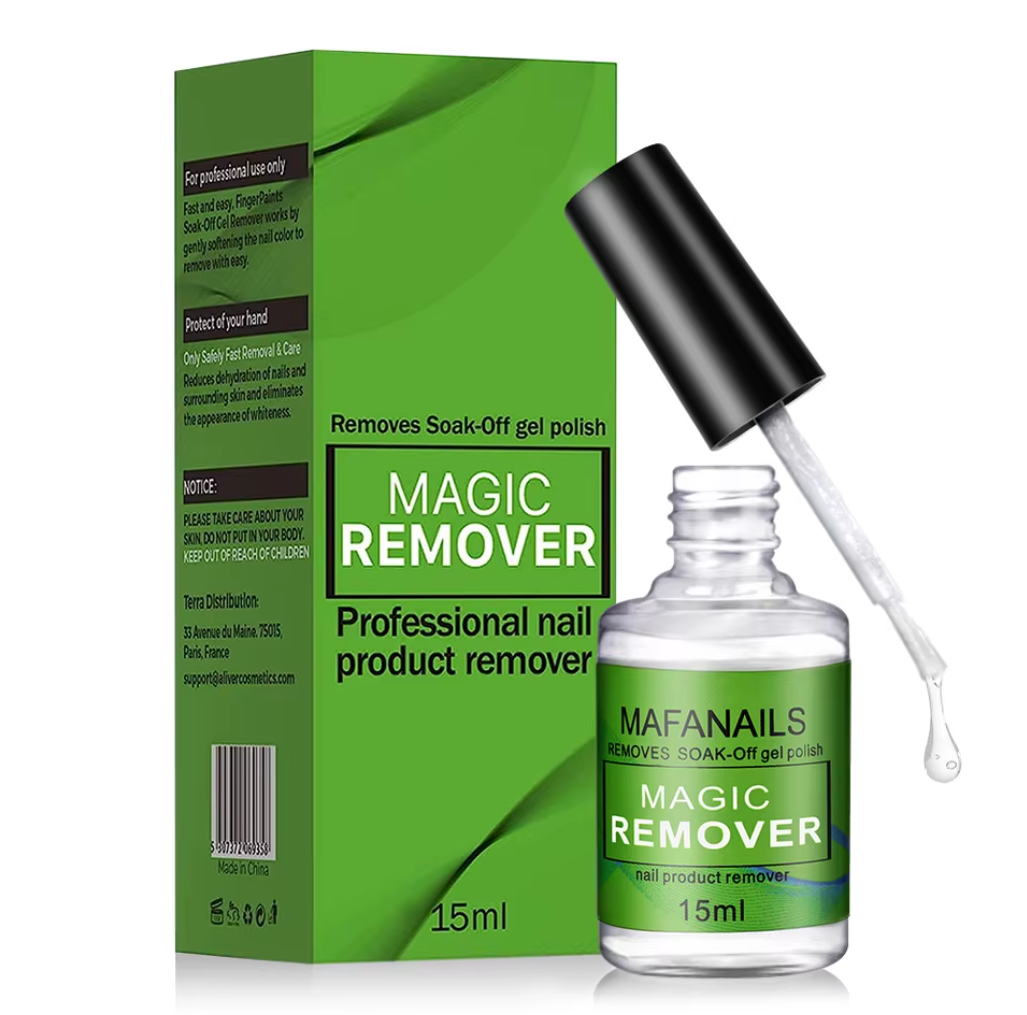 Removedor de esmalte de gel de 15 ml.