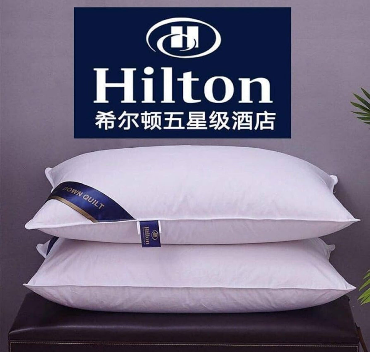 Almohadas blancas suaves para dormir, paquete de 2 unidades.