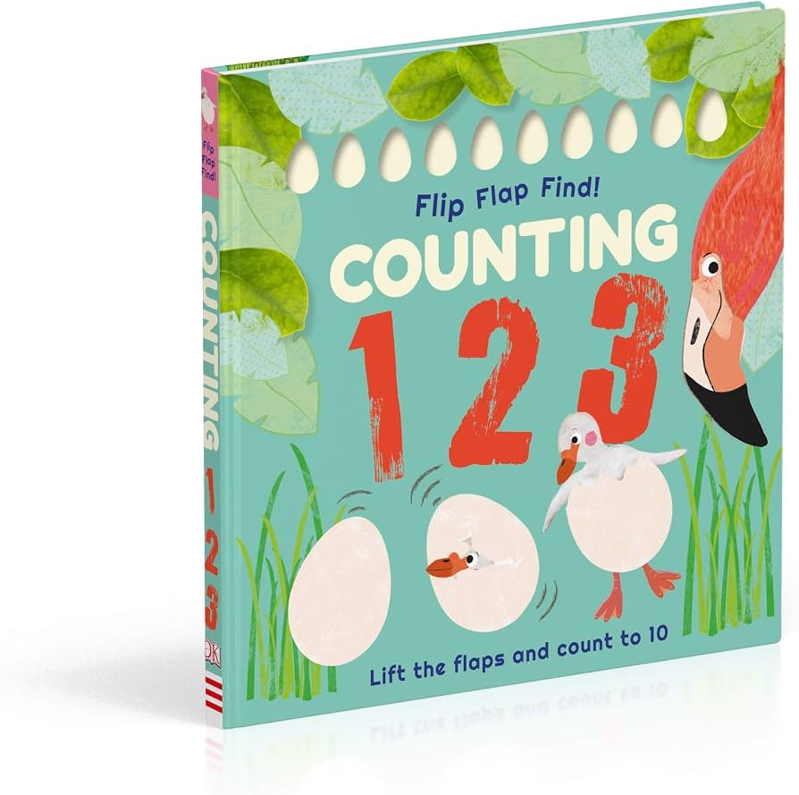 Libro interactivo "Flip, Flap, Find! Counting 1, 2, 3.