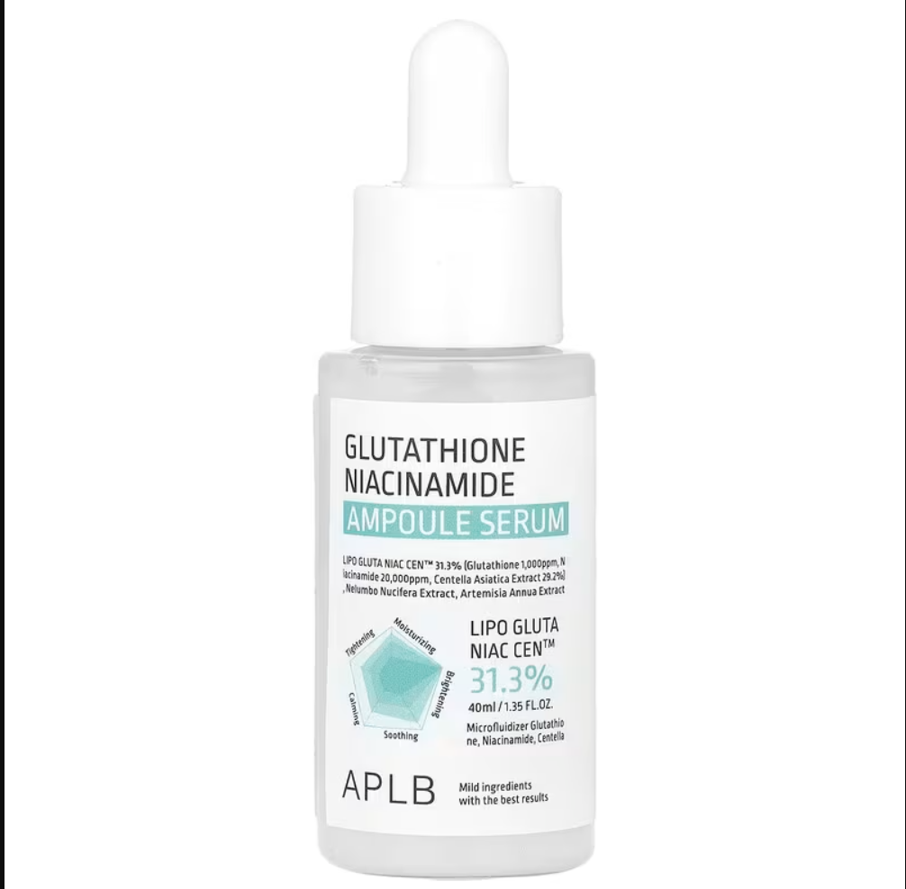 Suero facial coreano de 40 ml diseñado para iluminar la piel.