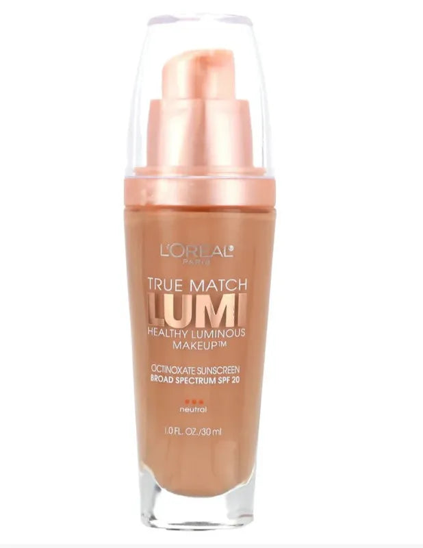 Base de maquillaje líquida con factor de protección solar SPF 20.