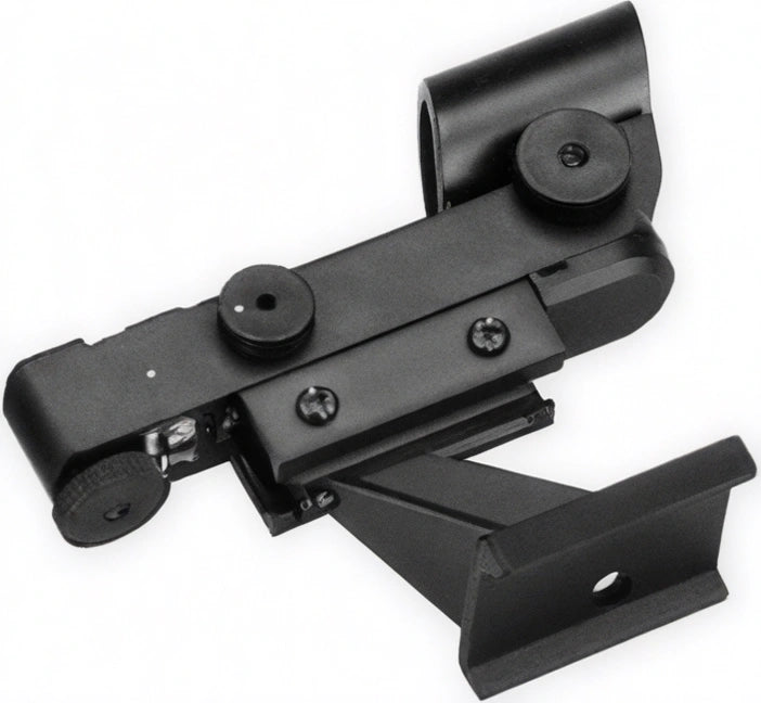 Buscador de punto rojo universal para telescopios, a menudo utilizado para facilitar la localización de objetos celestes.