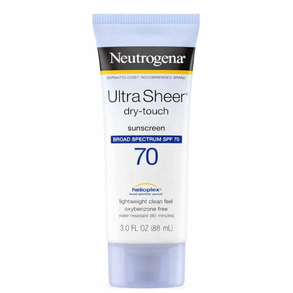 Protector solar con un factor de protección SPF 70.
