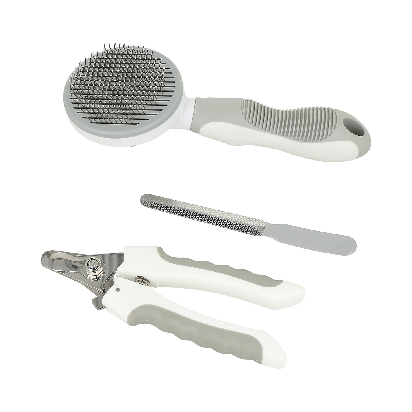 kit de aseo para mascotas, blanco