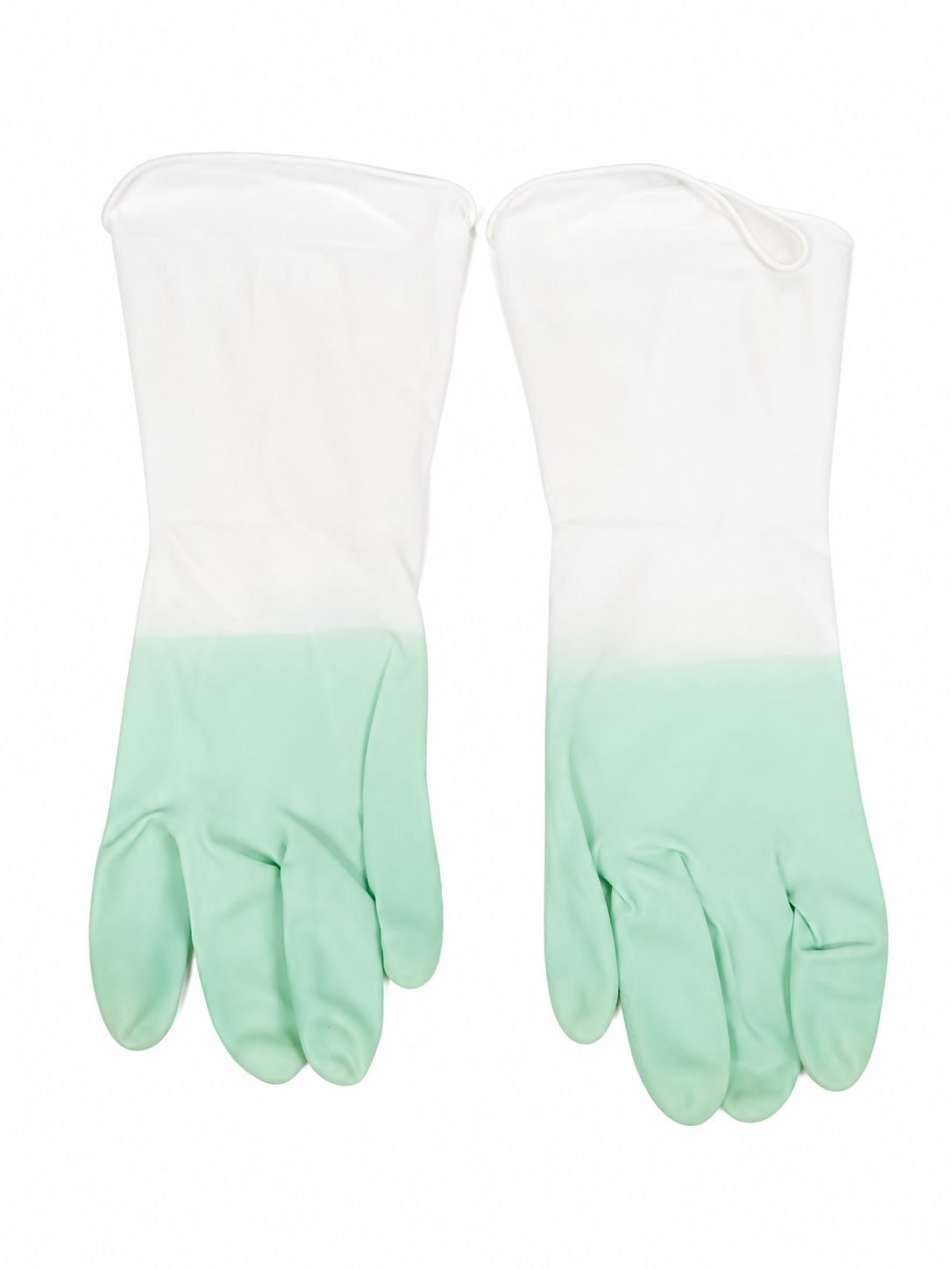Guantes Impermeables de Limpieza con Puño Largo Reutilizables Color Verde.