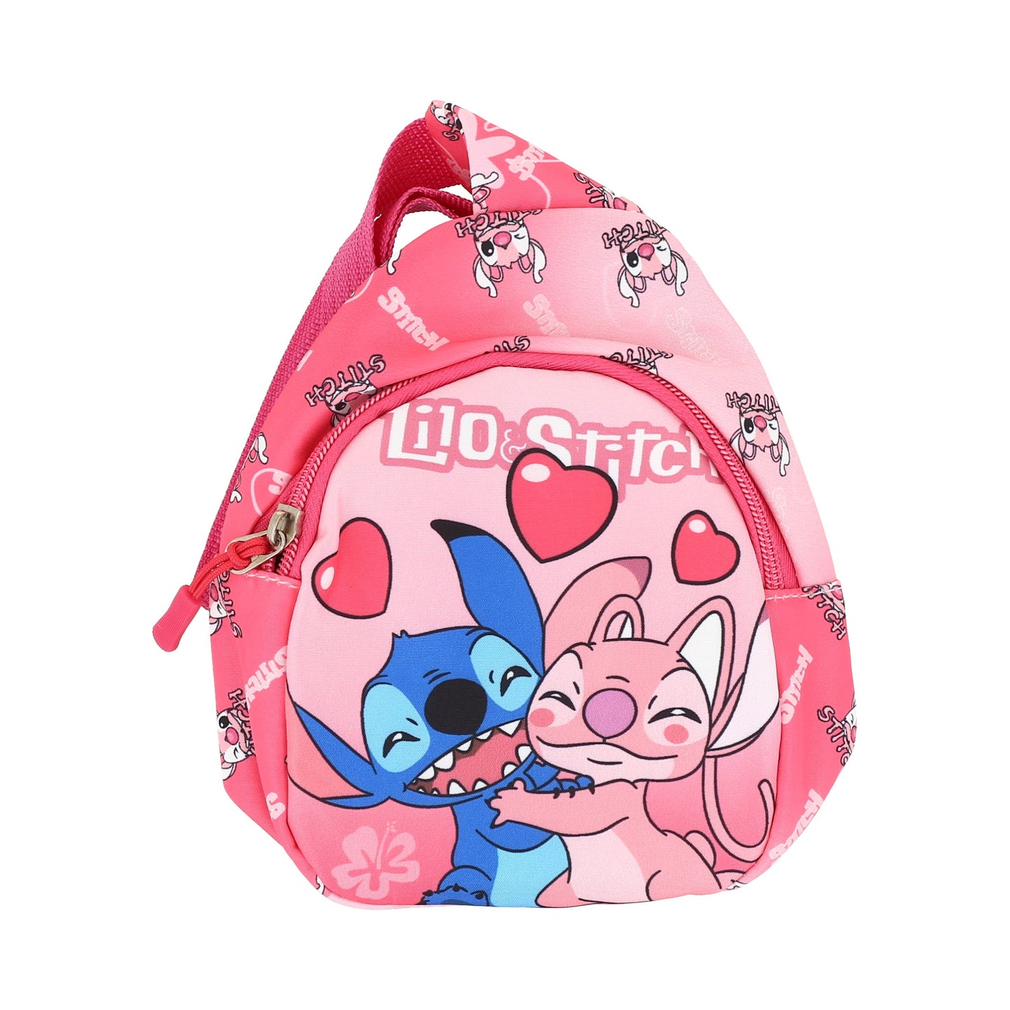 mochilita pequeña lilo/stich rosa