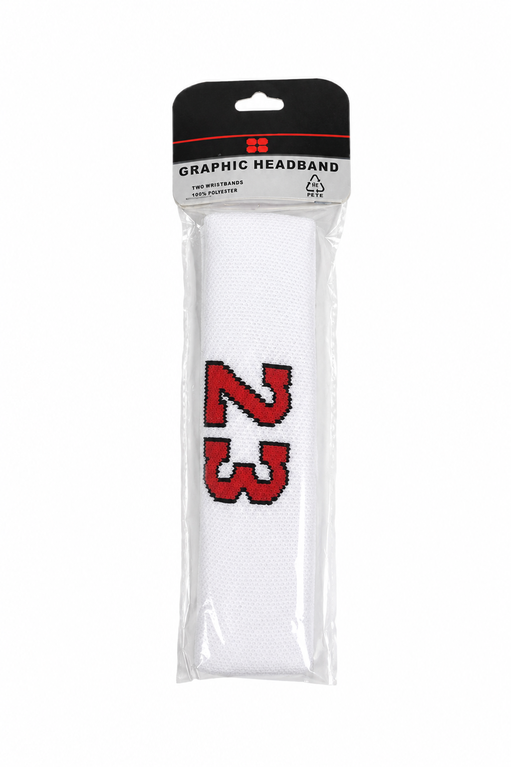 Banda Deportiva Elástica para Cabeza con Diseño Número 23.