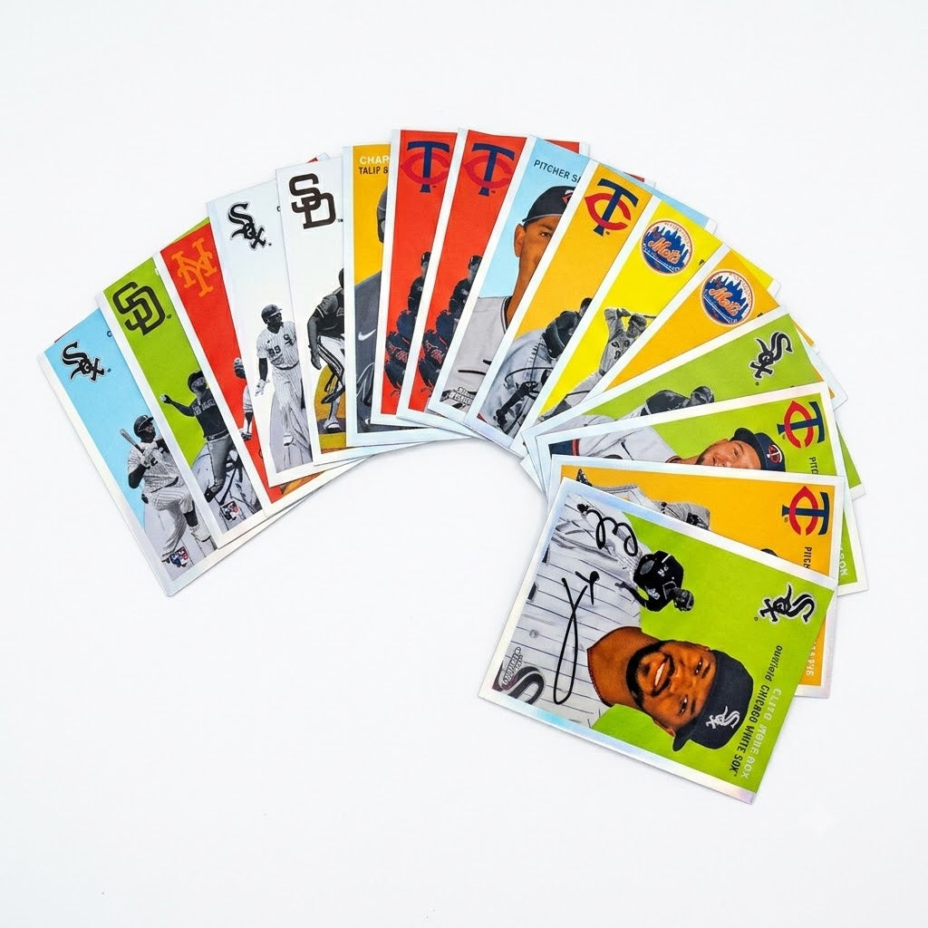Surtido de cartas de Beisbol de diferentes jugadores, 35 und.