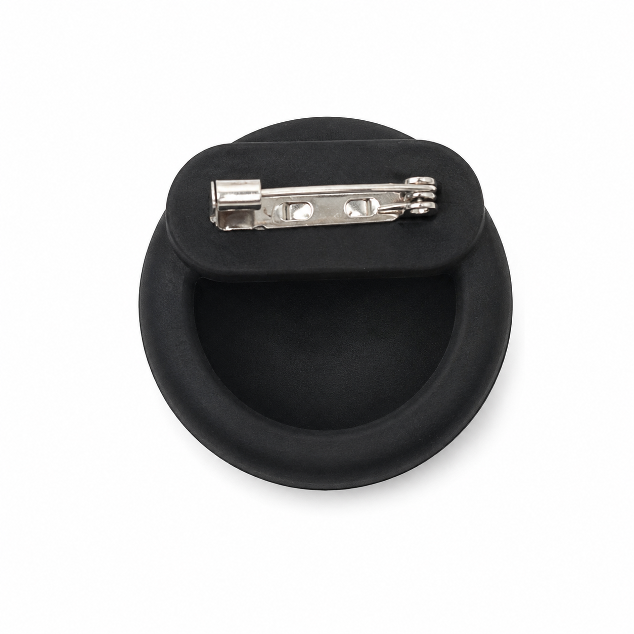 Base Magnética para Insignia con Broche de Seguridad Reutilizable.