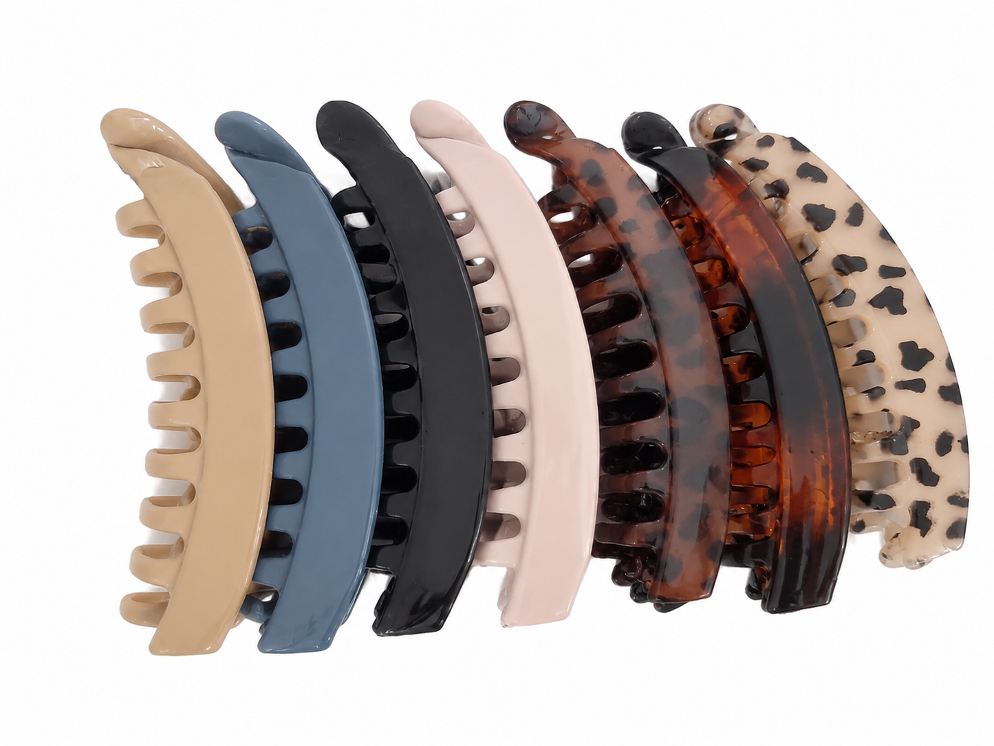 Set de Pinzas Grandes para Cabello en Colores Surtidos.