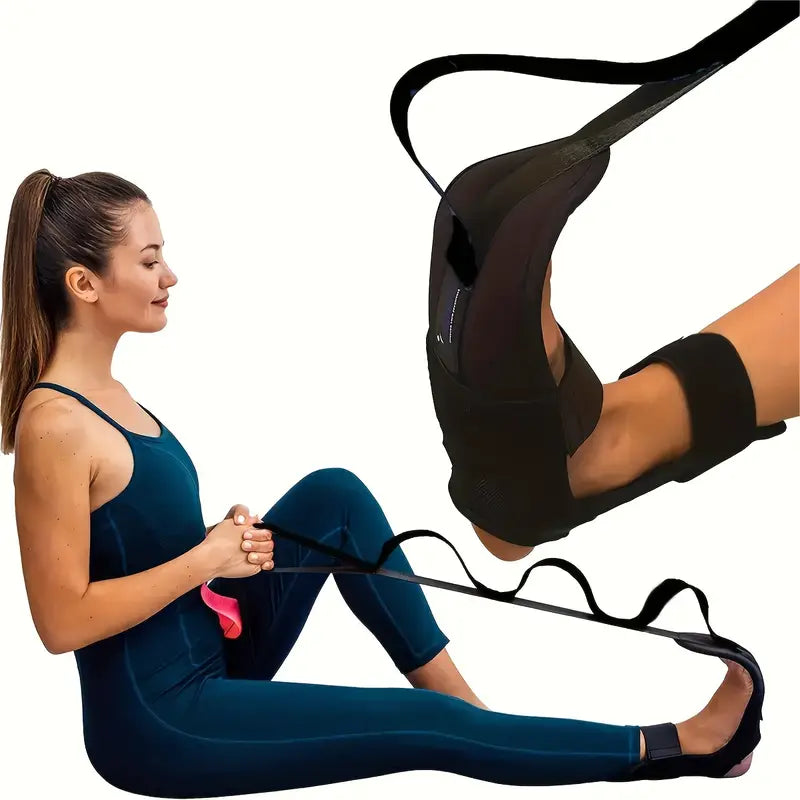Estirador de pie y pantorrilla, diseñado para aliviar el dolor mediante estiramientos.