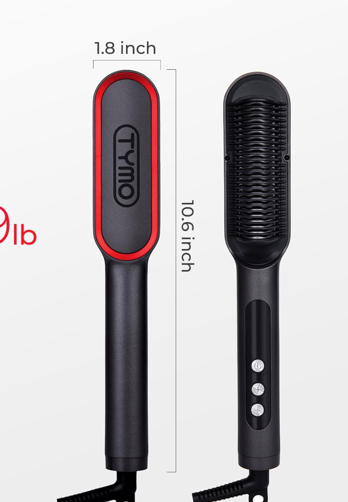 TYMO Ring Plus Ionic Hair Straightening comb