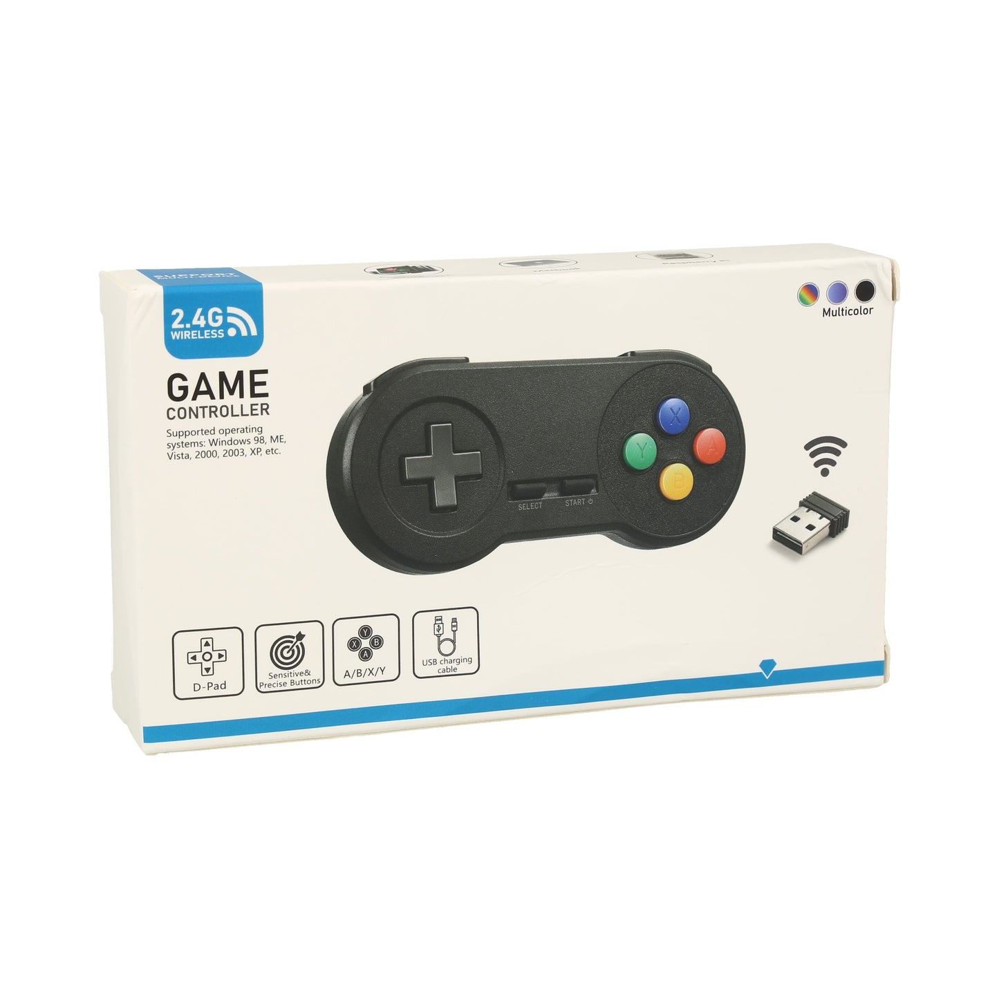 Control SNES con Cable USB Gamepad para PC Y Mac
