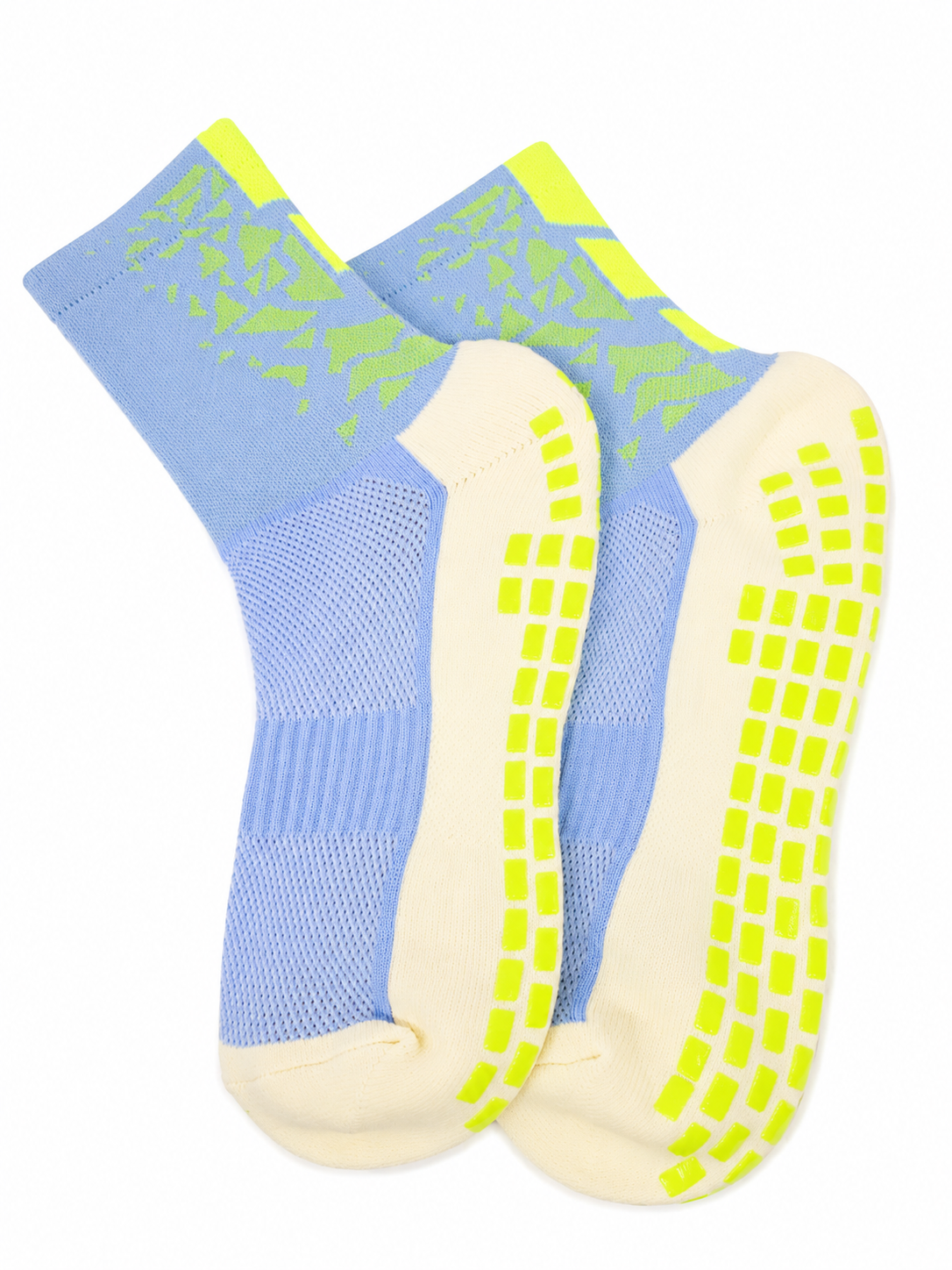 Calcetines Deportivos Antideslizantes Unisex con Almohadillas de Agarre de Silicona y Tejido Transpirable.