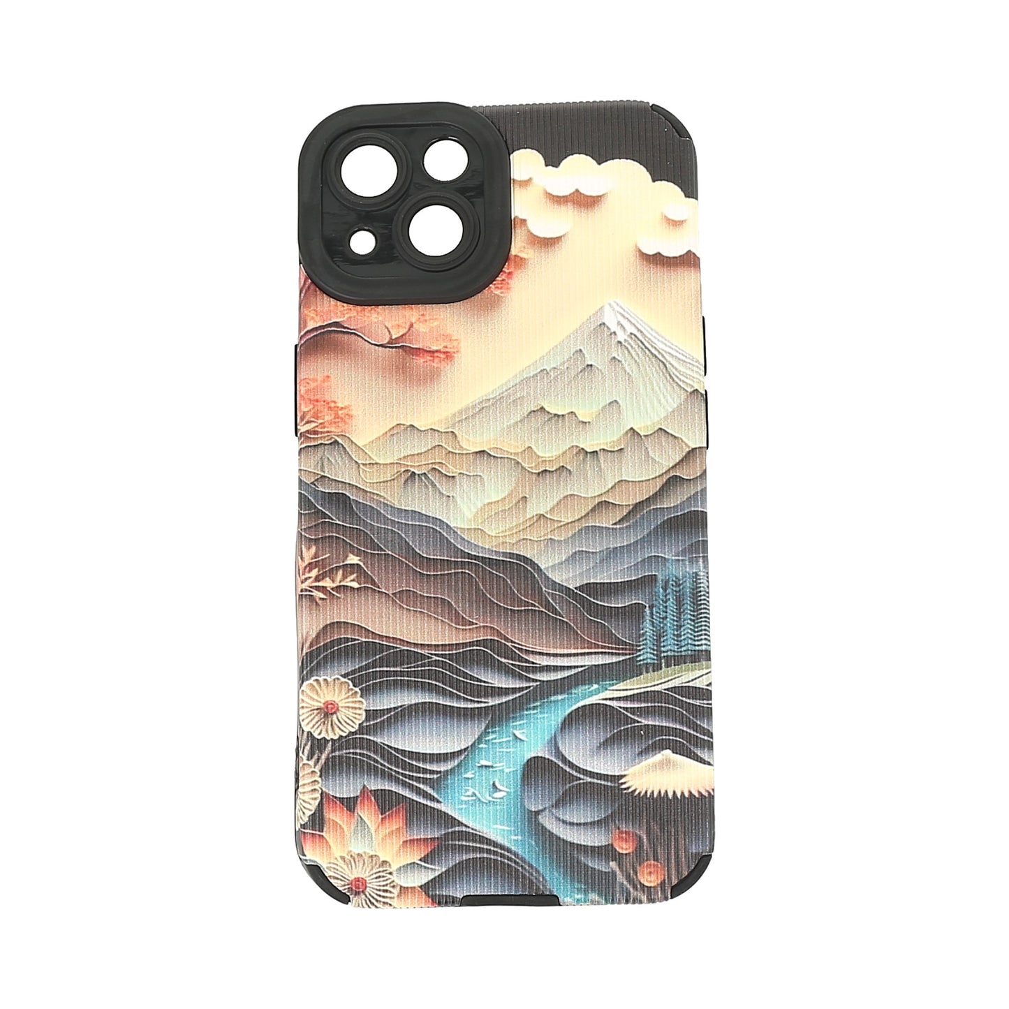 case con diseno de montana para iphone 13