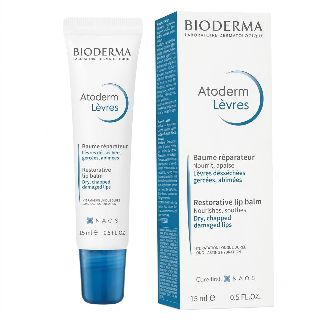 Bálsamo Labial Restaurador para labios secos y agrietados.