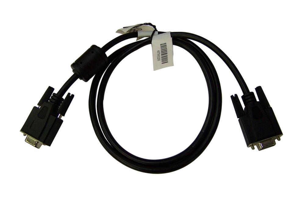 Cable de serie RS-232C de Elecom con conectores hembra de 9 pines.