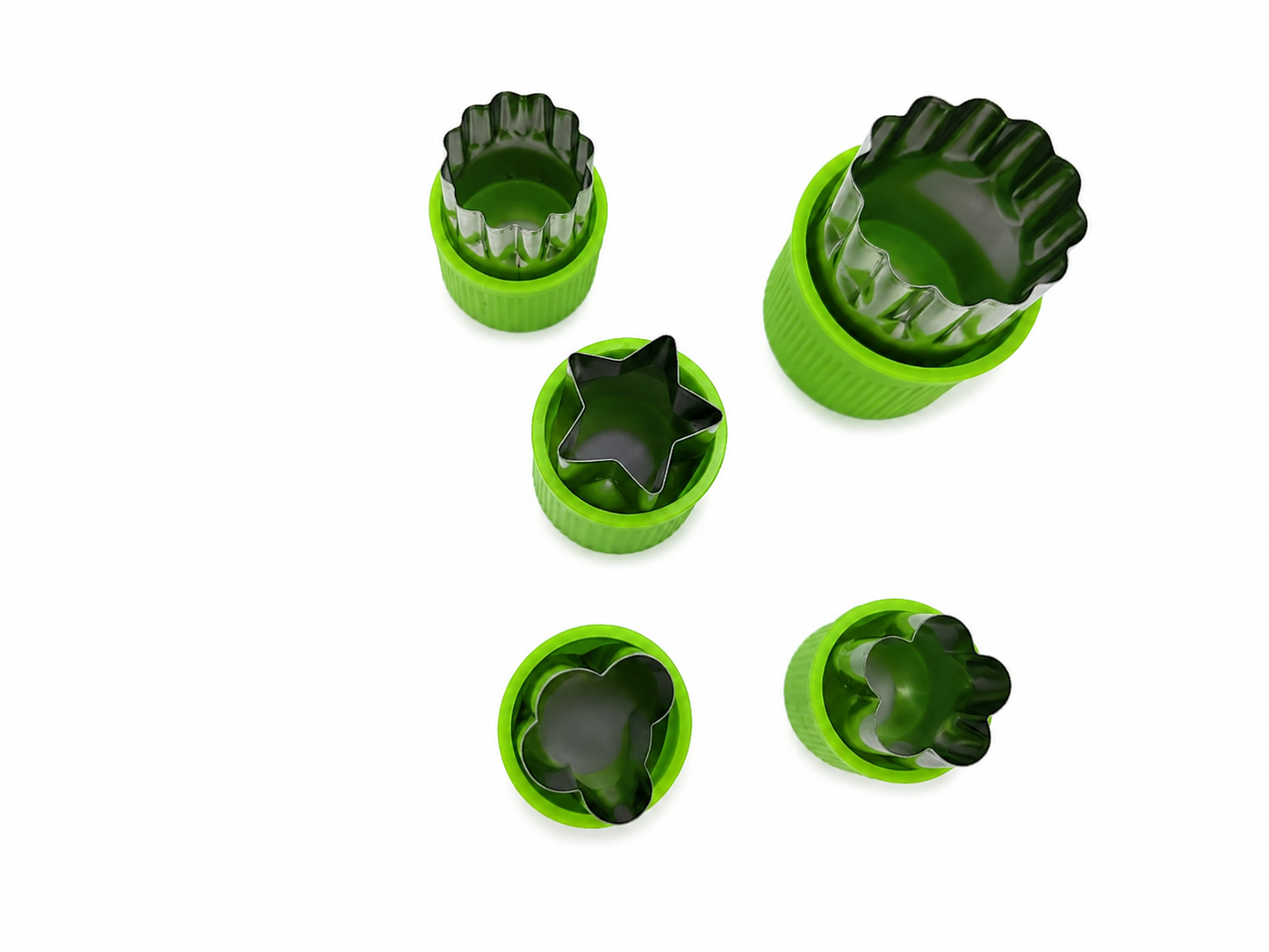 Set de Cortadores para Galletas y Fondant con 5 Formas.