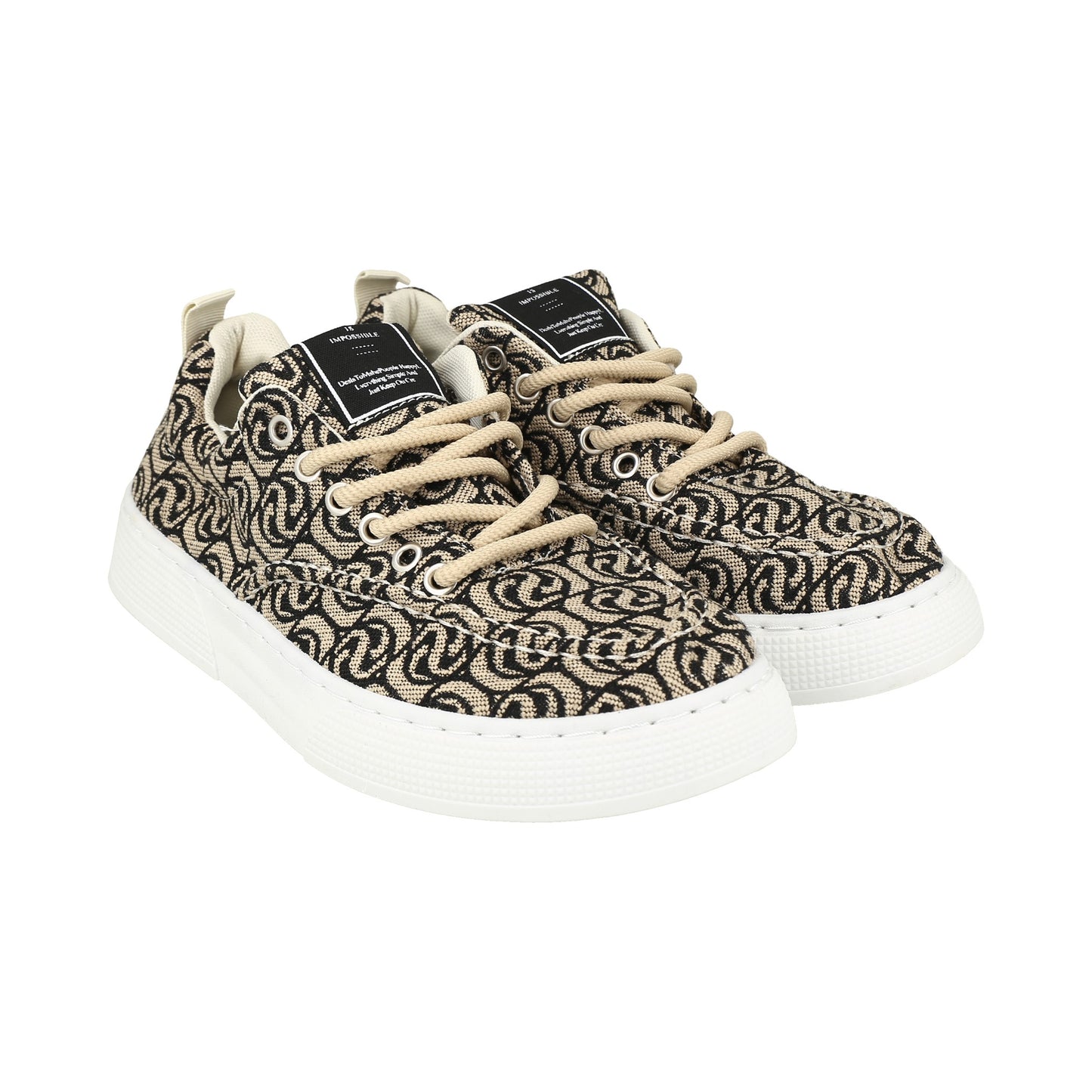 zapatos de lona con estampado de moda, size 40
